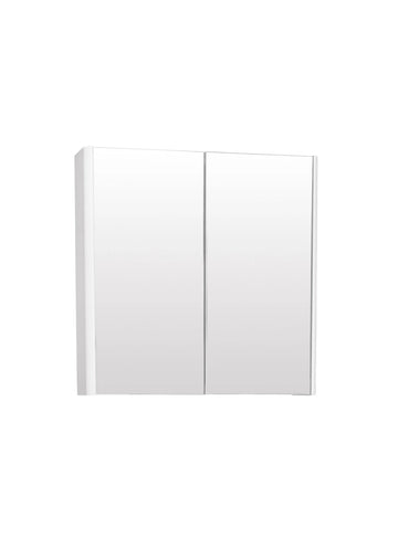 Options 24 600mm Mirror Cabinet – White - Tuskan Tiles