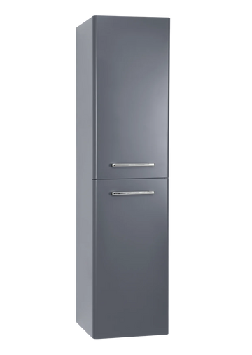 Options 24 Wall Mounted Tall Unit – Cool Grey - Tuskan Tiles