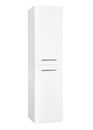 Options 24 Wall Mounted Tall Unit – White - Tuskan Tiles