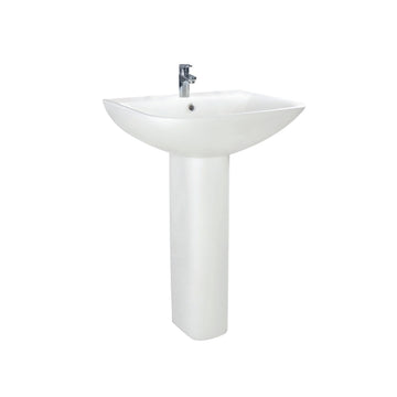 Porto 500mm Basin with Full Pedestal