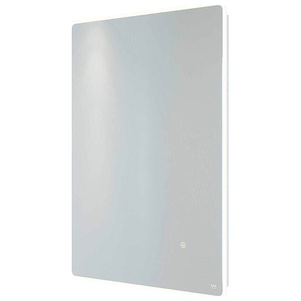 RAK Amethyst Rectangular Borderlit LED Mirror with Demister Pad and Shaver Socket