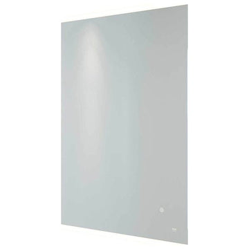 RAK Cupid LED Borderlit Demister Mirror with Shaver Socket - Landscape Orientation