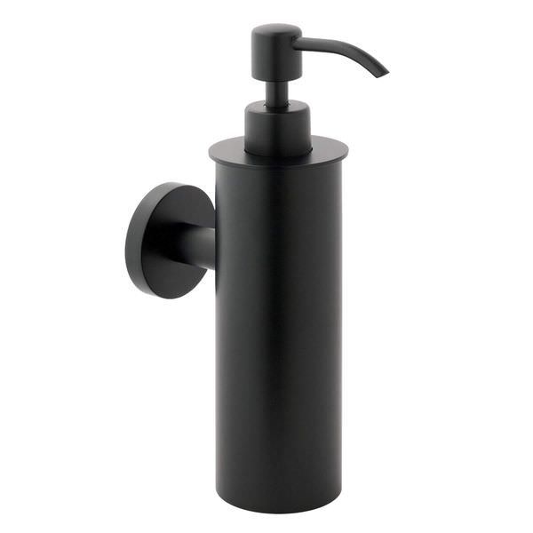 Wall-mounted Tuskan Tiles JTP VOS 250ml soap dispenser with clear plastic body and pump for bathroom or kitchen use.