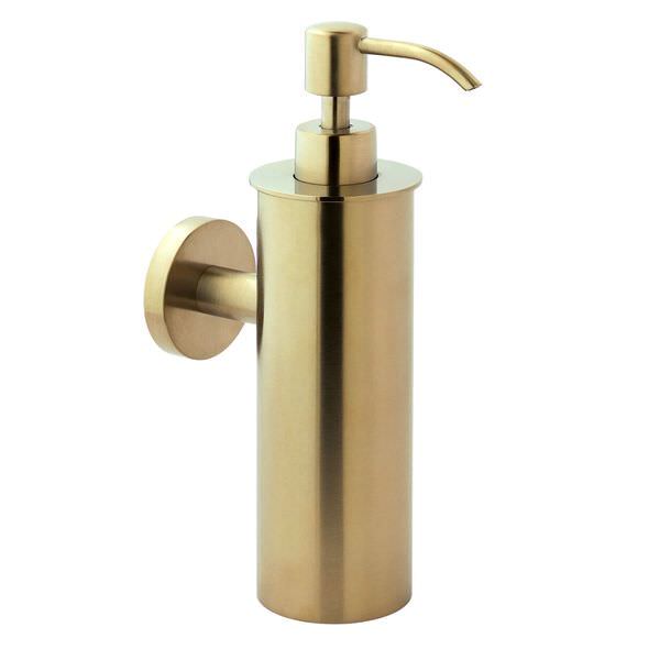 Wall-mounted JTP VOS 250ml soap dispenser by Tuskan Tiles, sleek white plastic with a push pump for bathroom or kitchen use.
