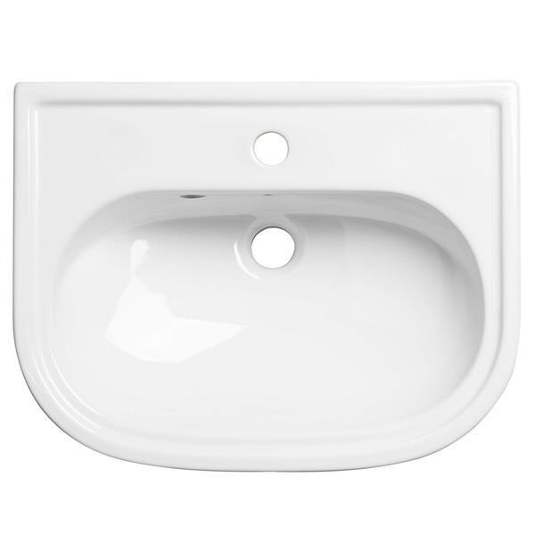 Tavistock Lansdown 490mm Slim Depth Semi Countertop Basin