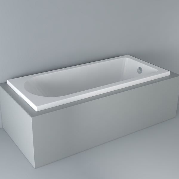 White double-ended IMEX Wave Imexcast bath with leg set, 1800x800mm, featuring sleek design and sturdy construction.