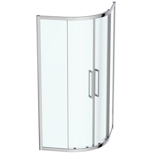 Ideal Standard I-Life Two Door Quadrant Shower Enclosure 2000mm High - Bright Silver Frame