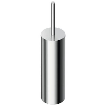 Ideal Standard IOM toilet brush with stainless steel container, modern bathroom cleaning set from Tuskan Tiles.