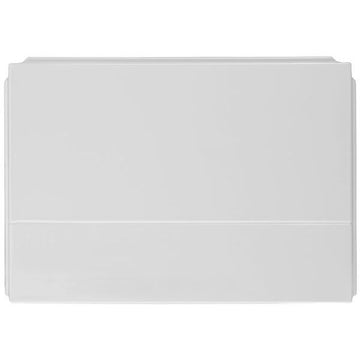 White Twyford Endurance straight bath end panel in twin skin polystyrene, designed for 700mm wide baths.