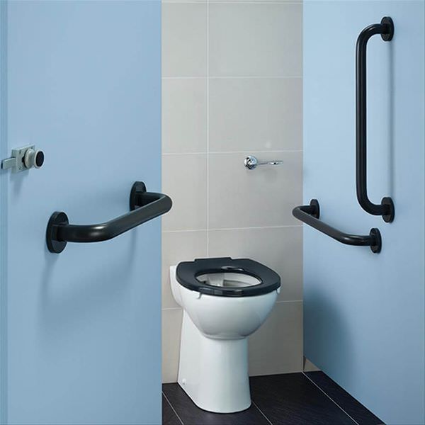 Armitage Shanks DocM Contour-21 Plus rimless back-to-wall toilet pack with sleek design and modern rimless bowl for easy cleaning