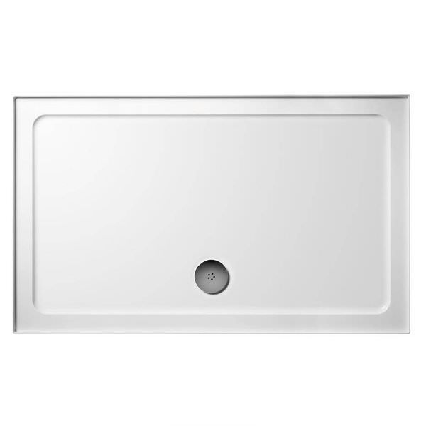 Ideal Standard Simplicity Low Profile White Rectangular Shower Tray with Waste - ABS Acrylic-Capped