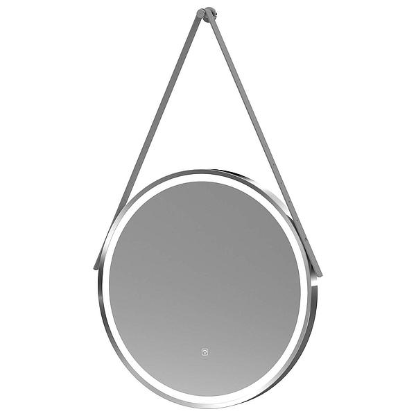 Hudson Reed Salana Round Dimmable LED Borderlit Mirror with Demister Pad and Strap