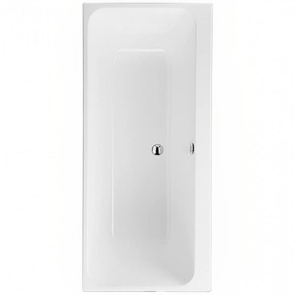Carron Profile double-ended rectangular bath by Tuskan Tiles, 5mm acrylic, 1750x750mm, with a sleek modern design.