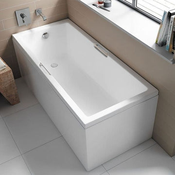 Carron Integra 5mm Acrylic 1500 x 700mm Single Ended Bath With Twin Grips - Tuskan Tiles
