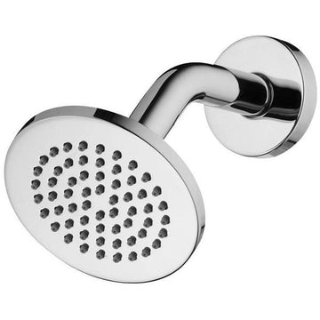 Ideal Standard Idealrain S1 Round Fixed Chrome Rainshower with Arm - 102 x 102mm - Single Spray