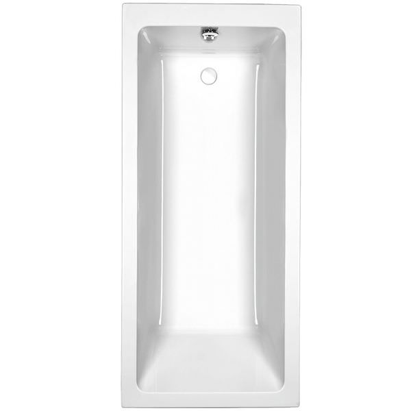 Kartell K-Vit Spirit Single Ended Gloss White Standard Bath - Encapsulated Board - 1700 x 700mm