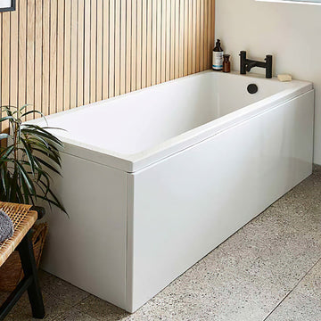 Kartell K-Vit Spirit Single Ended Gloss White Standard Bath - Encapsulated Board - 1700 x 700mm