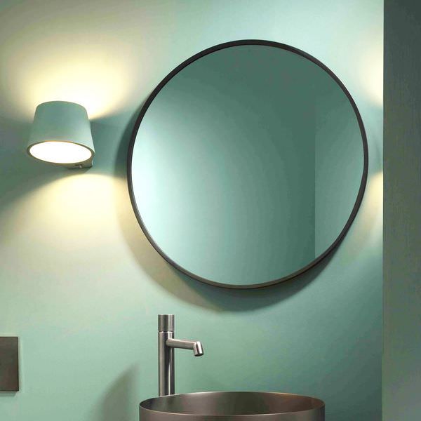 JTP VOS Contemporary Round Mirror - 600 x 600mm - Tuskan Tiles