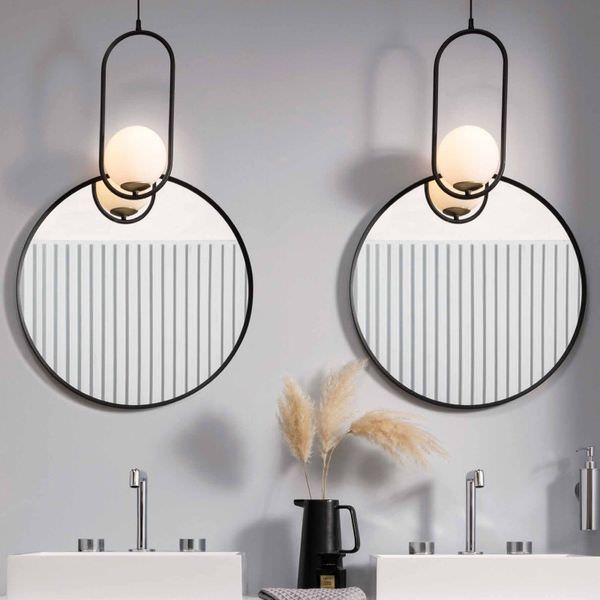 JTP VOS Contemporary Round Mirror - 600 x 600mm - Tuskan Tiles