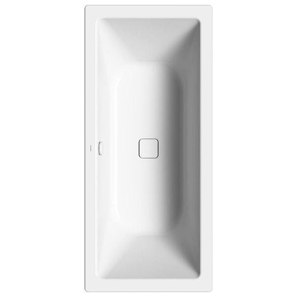 Kaldewei Avantgarde Conoduo double-ended steel bath in white, 1700x750mm, shown with smooth sides and modern design