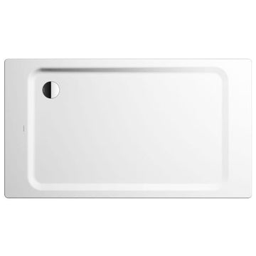 Kaldewei Ambiente Superplan XXL Rectangular Low-Profile Steel Shower Tray - White - 1300 x 900mm