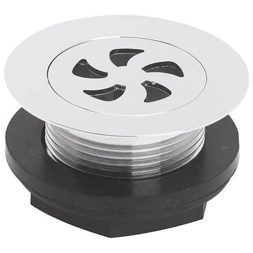 Chrome Nuie Easyclean shower tray waste with secure fitting and easy cleaning for modern bathroom showers.