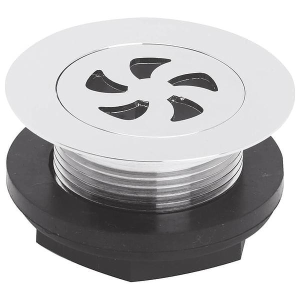Chrome Nuie Easyclean shower tray waste with secure fitting and easy cleaning for modern bathroom showers.