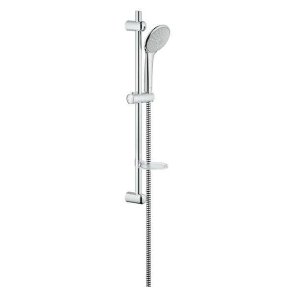Grohe Euphoria Mono Chrome Shower Rail Kit - Adjustable Brackets - 600mm High