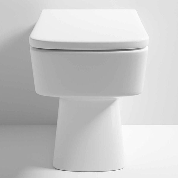 Nuie Bliss white back-to-wall WC pan by Tuskan Tiles, floor-standing design, 350 x 520mm for modern bathroom installation