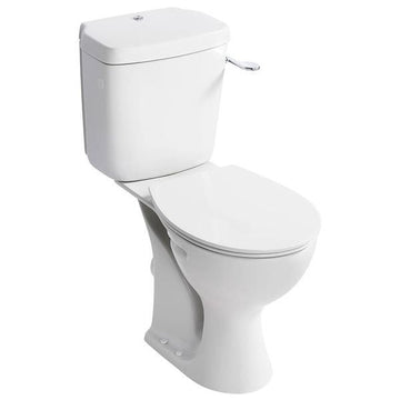 Armitage Shanks Sandringham-21 raised height close-coupled WC pan, 385x750mm, bathroom ceramic toilet for modern bathrooms