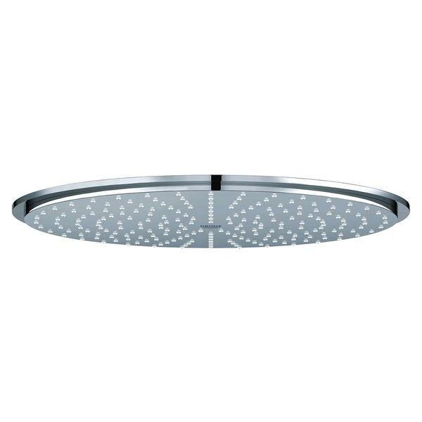 Grohe Ondus Round Chrome Shower Head with Ball Joint - 310 x 310mm - Single Spray Mode