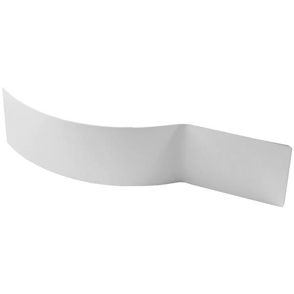 White curved bath front panel for Ideal Standard Concept shower bath, 1700mm x 510mm, showcasing smooth design and sleek finish.