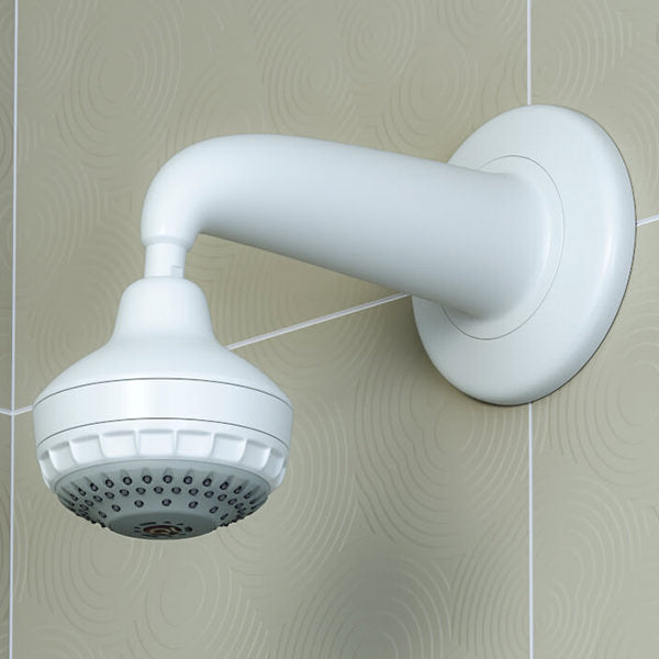 Aqualisa Varispray Contemporary Round Fixed Shower Head with Arm - Multi-Spray - 90 x 90mm