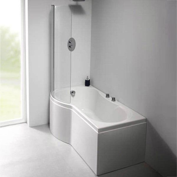 Carron Arc 5mm Acrylic White Shower Bath 1700 x 700-850mm