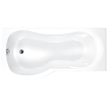 Carron Arc 5mm Acrylic White Shower Bath 1700 x 700-850mm