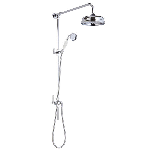 Hudson Reed Victorian Rigid Riser Kit with Diverter - 192 x 1260mm