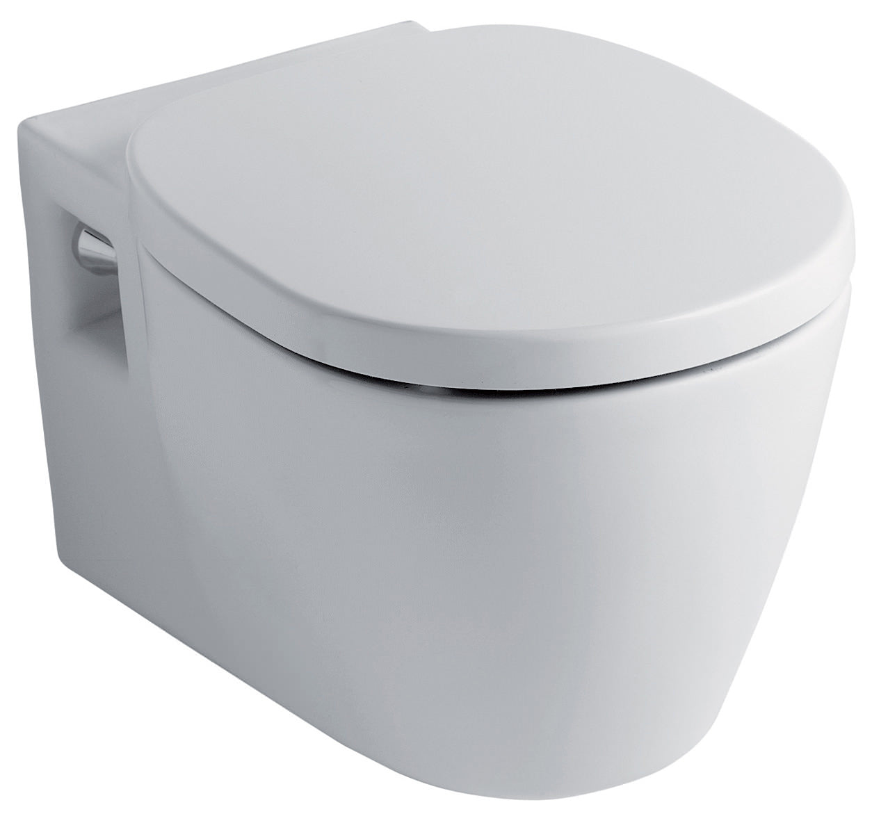 White wall-mounted WC pan from Ideal Standard Concept series, 360 x 540mm, installed on a bathroom wall.