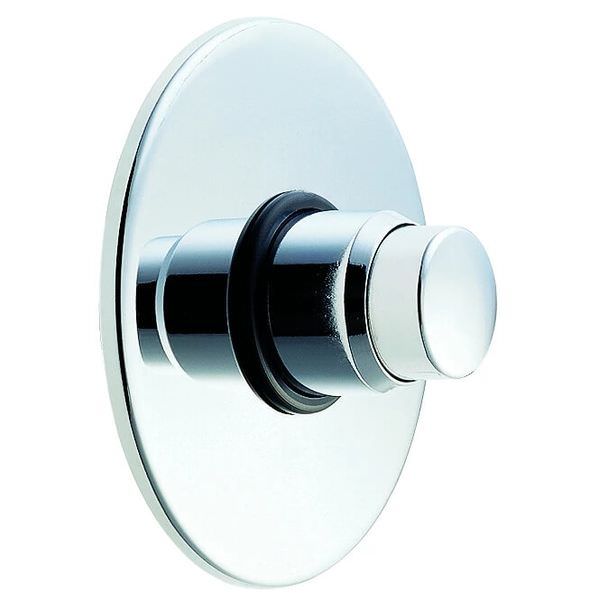 Deva Non-Concussive Recessed Manual Pre-Set Shower Valve - Chrome - Round Trim