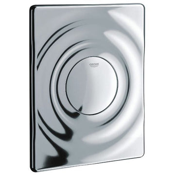 Grohe Surf Pneumatic Single Flush Plate and Button - Chrome - 156 x 197mm