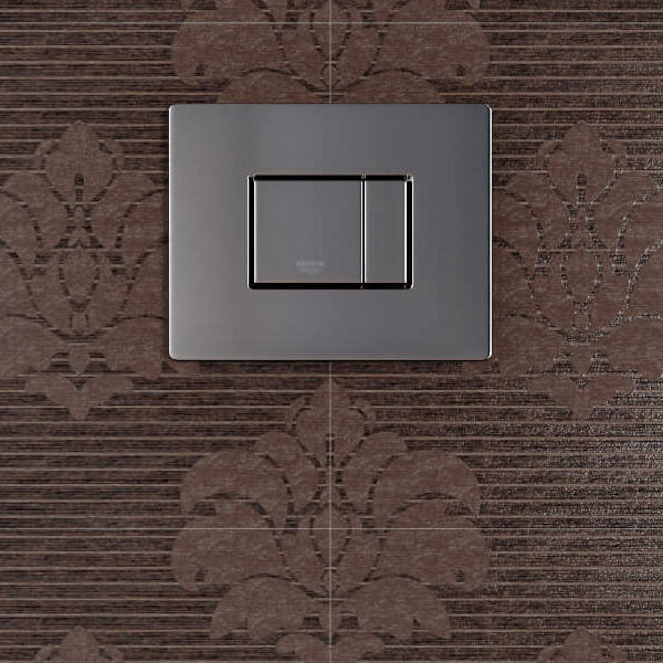 Grohe Cosmo Dual Buttons with Flush Plate - Stainless Steel - 197 x 156mm