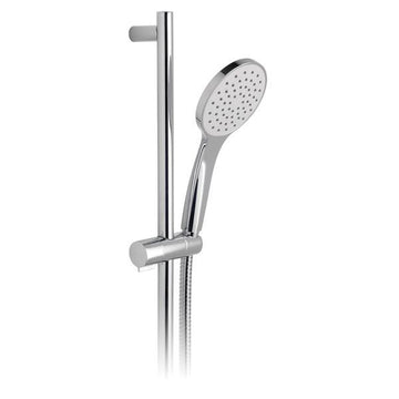 Vado Atmosphere Air Injected Chrome Shower Rail Kit - Adjustable Brackets - 900mm High