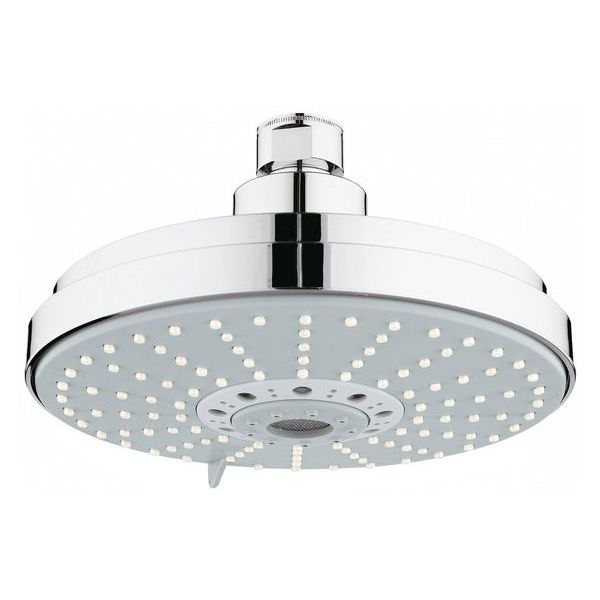 Grohe Cosmopolitan Round Swivel Chrome Shower Head - 4 Spray Mode - 160 x 160mm