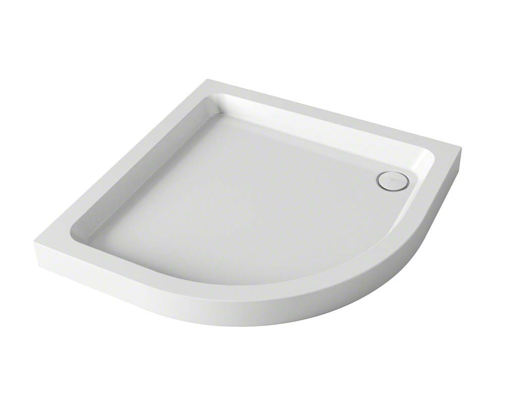 Mira Flight Flat Top White Quadrant Shower Tray with Waste - 900 x 900mm - ABS Acrylic-Capped