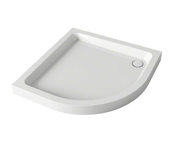 Mira Flight Flat Top White Quadrant Shower Tray with Waste - 900 x 900mm - ABS Acrylic-Capped