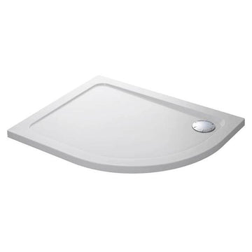 Mira Flight Low Profile Offset Quadrant Shower Tray with Waste - ABS Acrylic Capped Stone Resin
