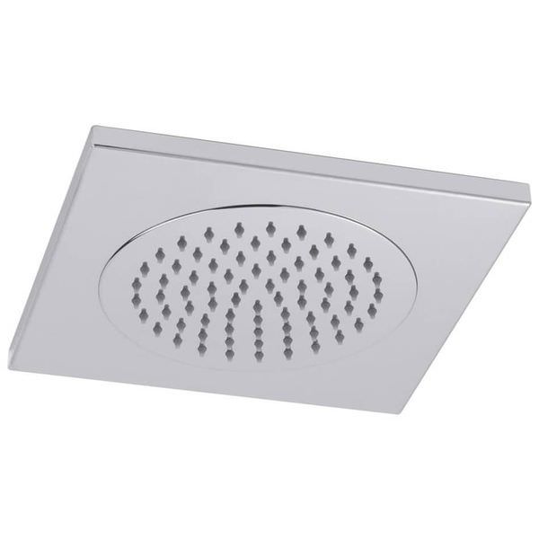 Hudson Reed Square Fixed Ceiling Tile Shower Head - Chrome - Stainless Steel - 1 Spray Mode