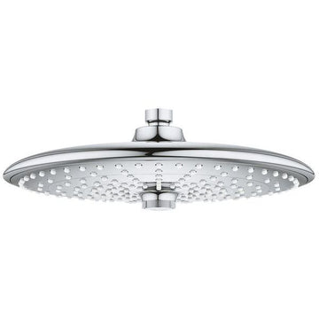 Grohe Euphoria Round Chrome Shower Head - Swivel - Multi-Spray Mode - 260 x 260mm