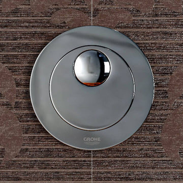 Grohe Round Dual Flush Push Buttons - Chrome - 52 x 52mm