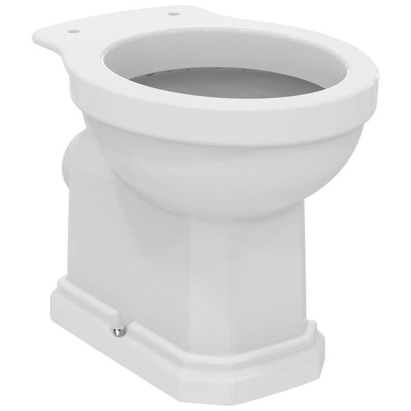 Ideal Standard Waverly traditional high-level white WC pan with cistern pack, 520x645mm, designed for classic bathroom decor.