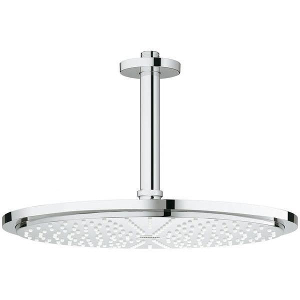 Grohe Cosmopolitan Chrome Round Rain Shower Head with Arm - Swivel - 310mm